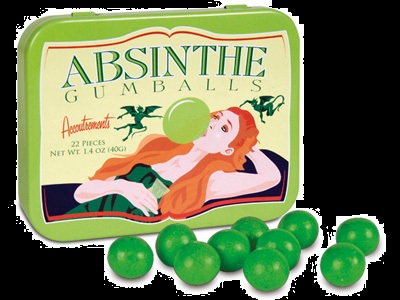 Candy for Halloween 2012 Absinthe Flavor Gumballs for Sale